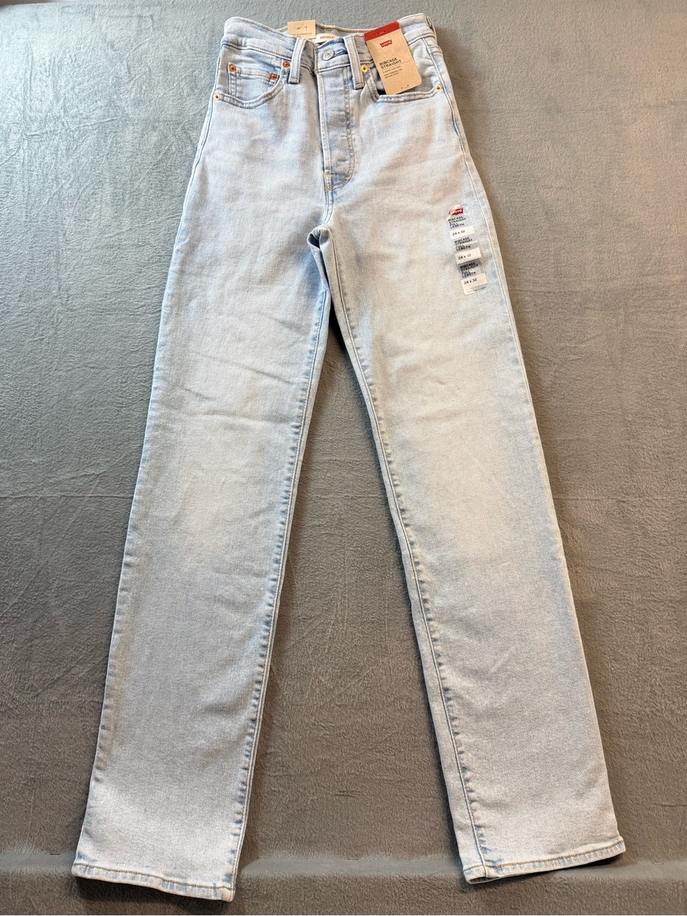 Levi's Light Wash Straight Leg Jeans